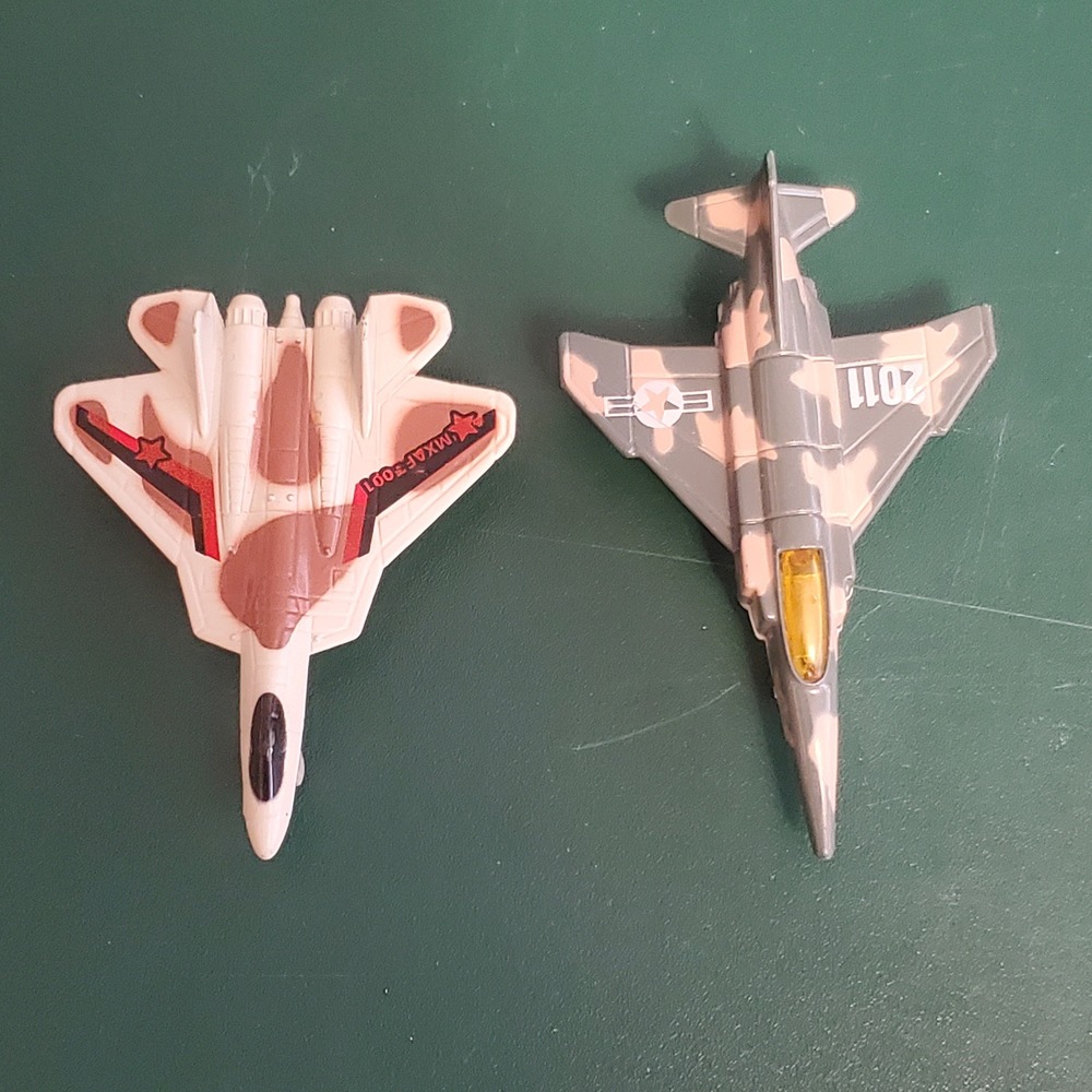 Dyna Diecast Military Fighter Jet Toy Planes F-4E Phantom II & MXAF 3001 Lot